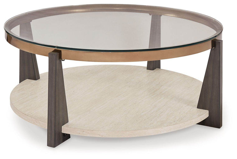 Frazwa - Multi - Round Cocktail Table - Forward Furniture