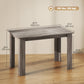 47" Dining Table Seats 4-6 - Light Grey