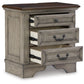 Lodenbay - Antique Gray - Three Drawer Night Stand