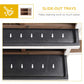 2 Tier Wooden Rabbit Hutch Bunny Pet House Wooden Coop Run, Brown