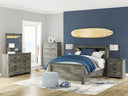 6 Pc. Bed, Dresser, Mirror, Chest