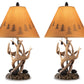 Derek - Poly Table Lamp (Set of 2) - Brown