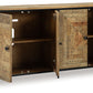 Camney - Brown / Black - Accent Cabinet