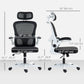 Ergonomic Mesh Office Chair with Lumbar Support - Black