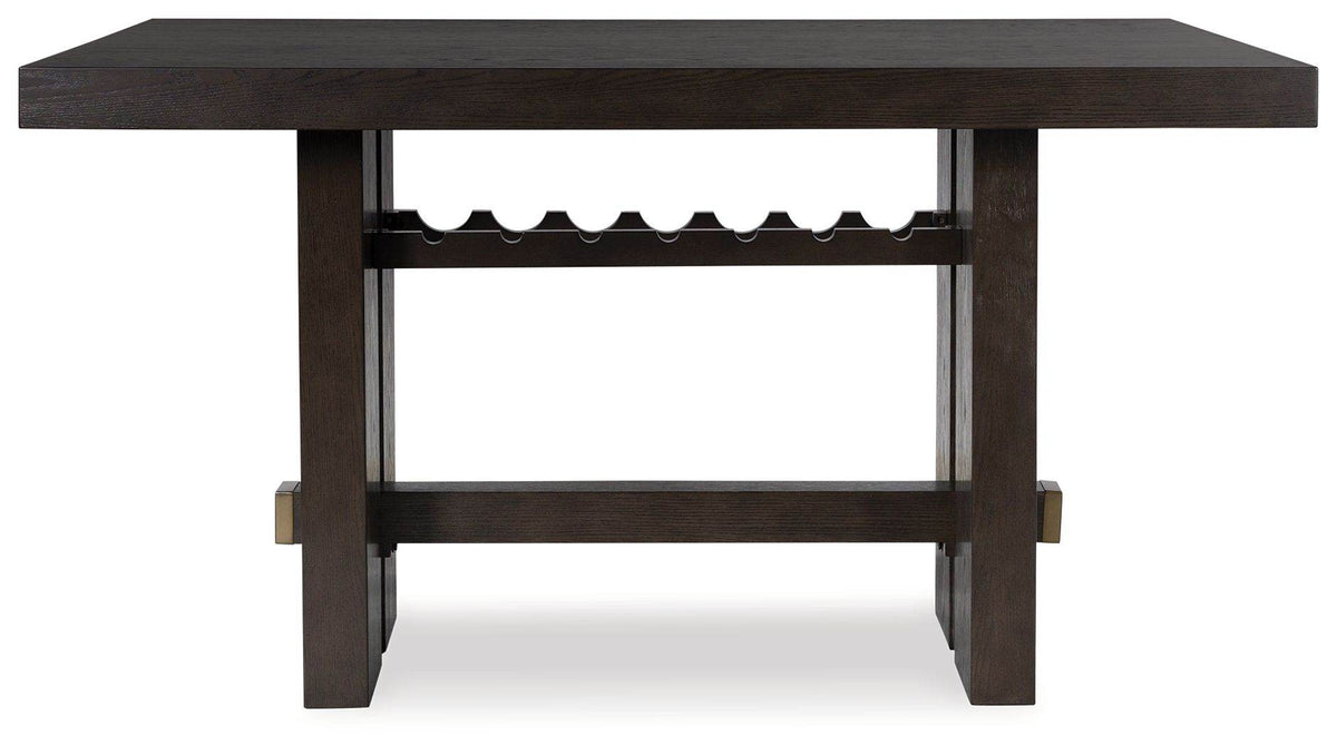Burkhaus - Dark Brown - Rectangular Dining Room Counter Table - Forward Furniture