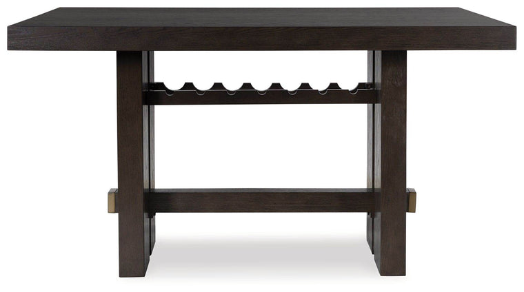 Burkhaus - Dark Brown - Rectangular Dining Room Counter Table - Forward Furniture