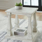 Arlendyne - Antique White - Rectangular End Table