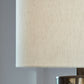 Ellford - Black / Brown / Cream - Poly Table Lamp