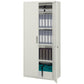 71" Tall Garage Cabinet, Metal Storage Cabinet with 2 Doors, 4 Adjustable Shelves for Home Office, Study, Garage, White