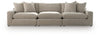 Maxton Heights - 3-Piece Sectional Sofa - Pebble