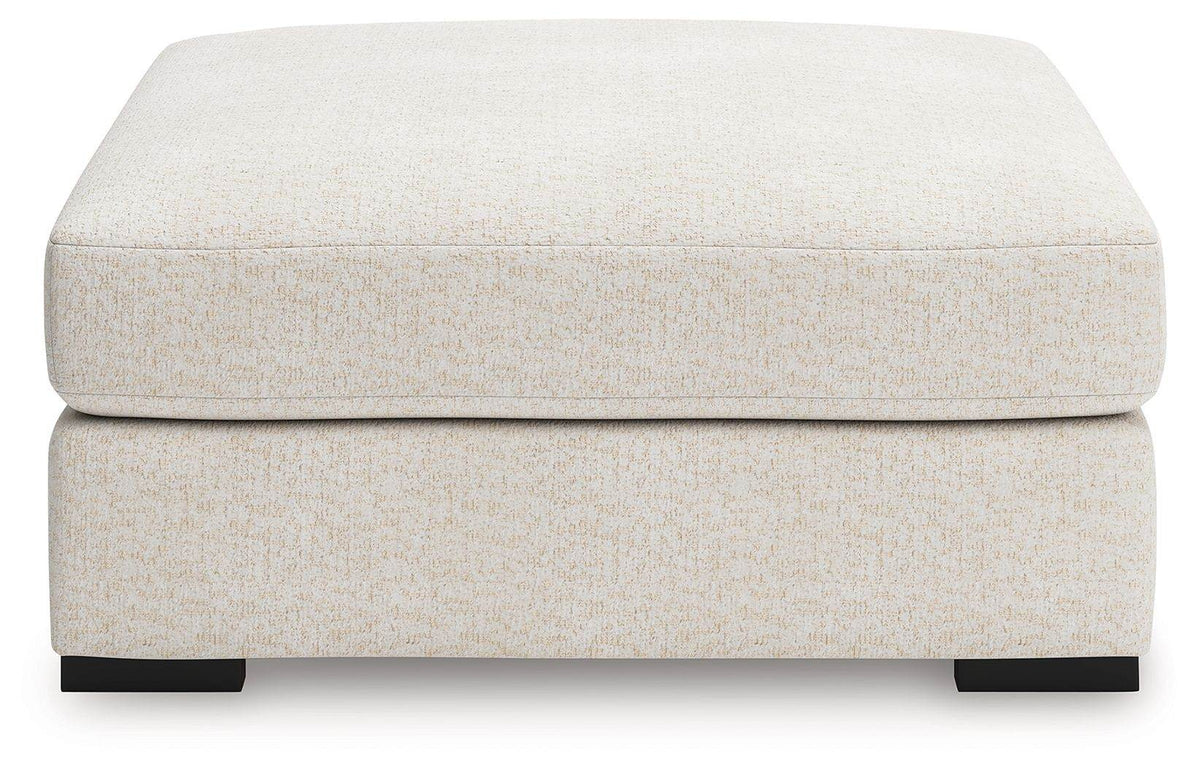 Donelson Creek - Vanilla - Oversized Accent Ottoman - Forward Furniture