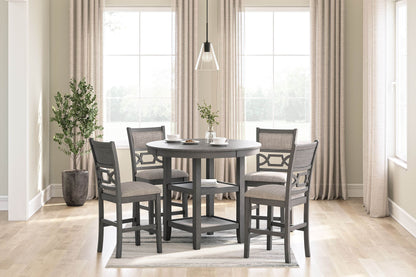 Wrenning - Gray - Drm Counter Table Set (Set of 5) - Forward Furniture