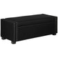 Flip Top Storage Bench Ottoman - Dark Grey