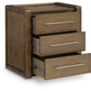 Marxmore - Three Drawer Night Stand - Brown