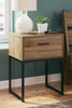 Deanlow - One Drawer Night Stand - Honey