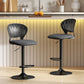 Swivel Counter Height Bar Stools Set of 2 - Black