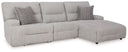 3 Pc. Power Reclining Sectional With RAF Power Reclining Back Chaise