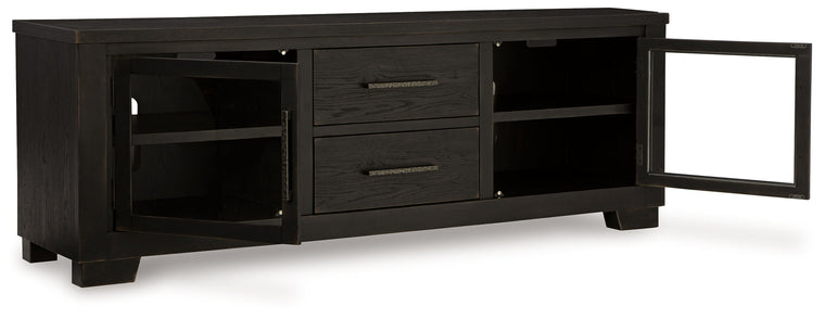 Galliden - Extra Large TV Stand - Black