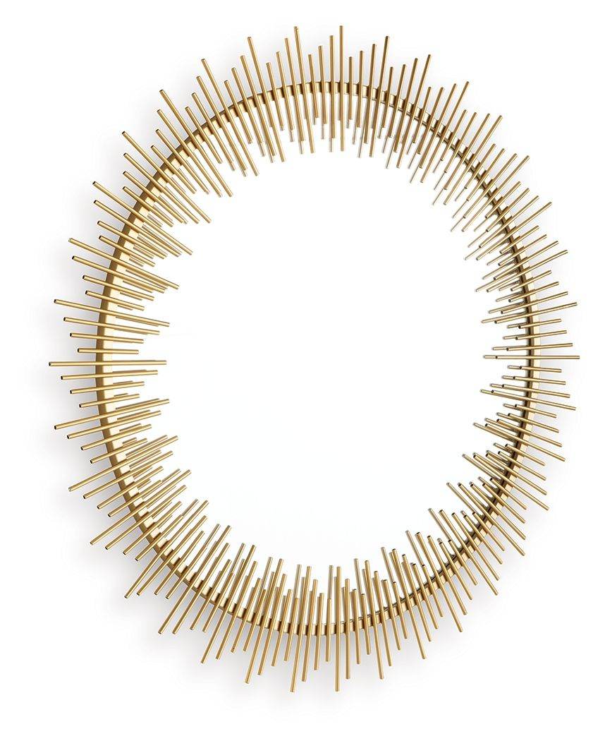 Wainport - Gold Finish - Accent Mirror - Forward Furniture