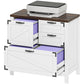 4-Drawer Lateral Filing Cabinet - White