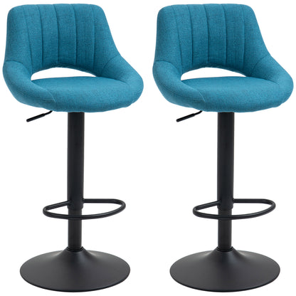 Swivel Counter-Height Bar Stools Set of 2 - Blue