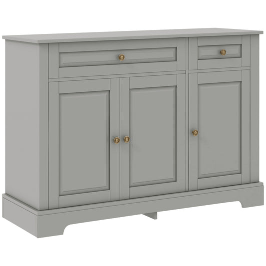 Sideboard Buffet Cabinet with 2 Drawers - Grey