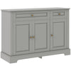 Sideboard Buffet Cabinet with 2 Drawers - Grey