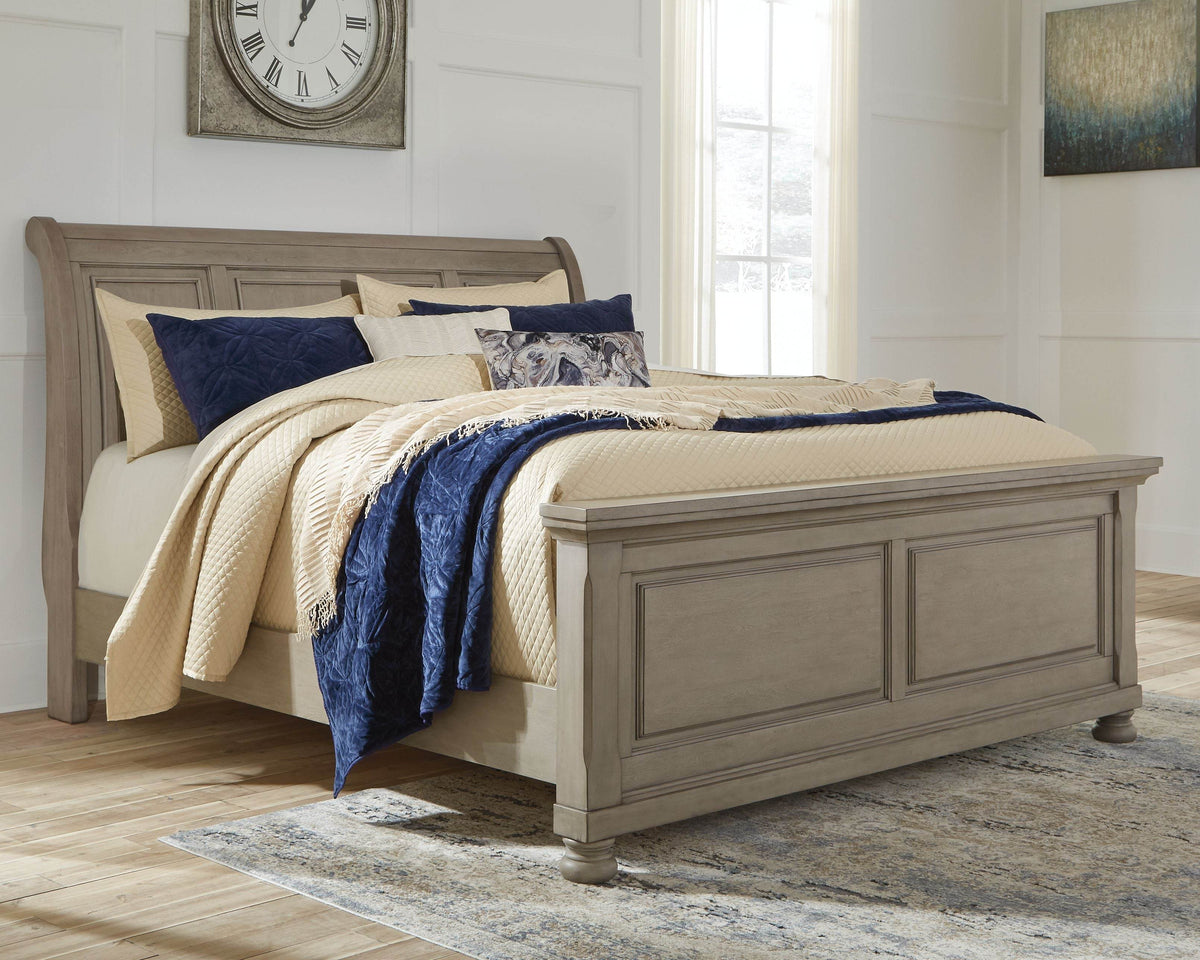 Lettner - Sleigh Bed - Forward Furniture