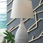 Wyattford - White / Black - Metal Table Lamp