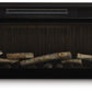 Entertainment Accessories - Black - Fireplace Insert With Faux Birch Log Set - Forward Furniture