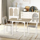 Foldable Dining Table Set for 2, Drop-Leaf Kitchen Table with 2 Chairs for Apartments, Studios, Natural Drop-leaf Dining Table Set Includes 2 Chairs