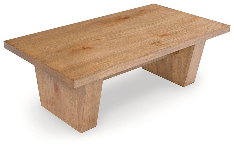 Kristiland - Light Brown - Rectangular Cocktail Table - Forward Furniture