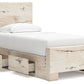 Lawroy - Panel Bed With Storage