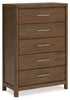 Cabalynn - Five Drawer Chest - Light Brown