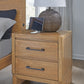 Sherbana - Light Brown - Two Drawer Night Stand