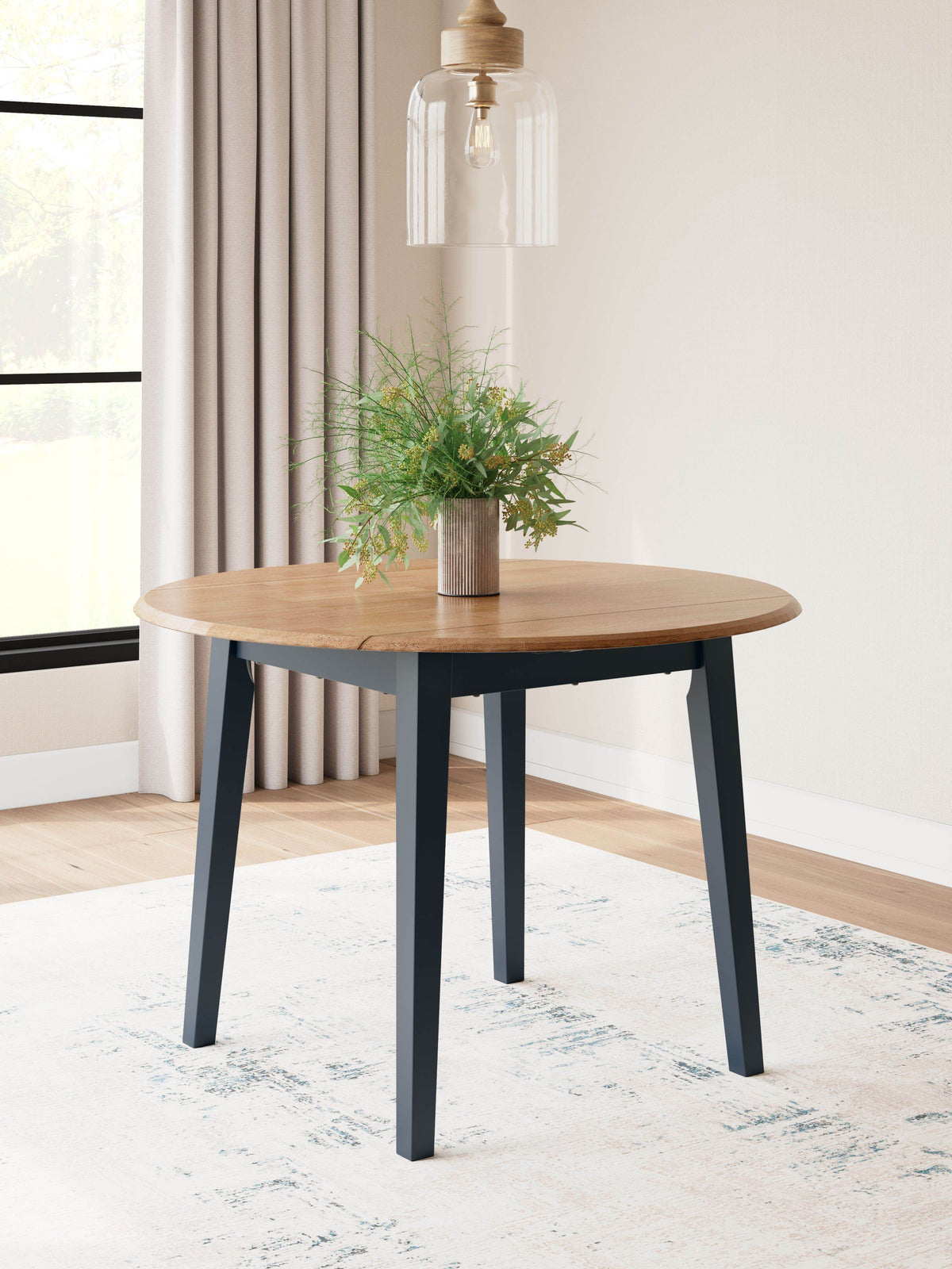 Gesthaven - Round Dining Room Drop Leaf Table - Forward Furniture