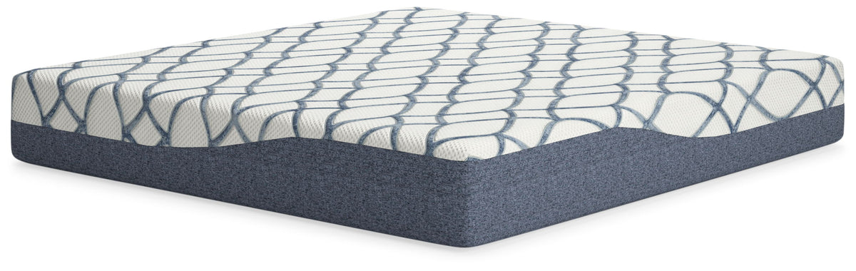 12 Inch Chime Elite 2.0 - King Mattress - White / Blue