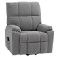 Microfiber Power Lift Recliner with Remote - Grey