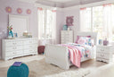 6 Pc. Bed, Dresser, Mirror, Chest