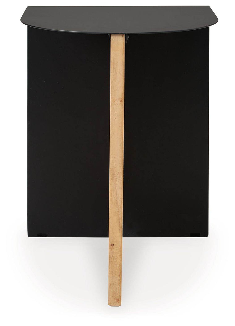 Ladgate - Black / Natural - Accent Table - Forward Furniture