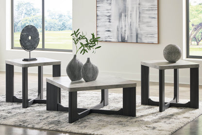 Sharstorm - Two-tone Gray - Occasional Table Set (Set of 3) - Forward Furniture