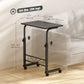 Mobile Standing Desk with Adjustable Height - Black