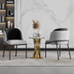 Set of 2 Sleek Dining Chairs with Ergonomic Backrest, Durable Chairs Set with Solid Frame, 21.5'' L x 21.5'' W x 33.5'' H, Black+Gray