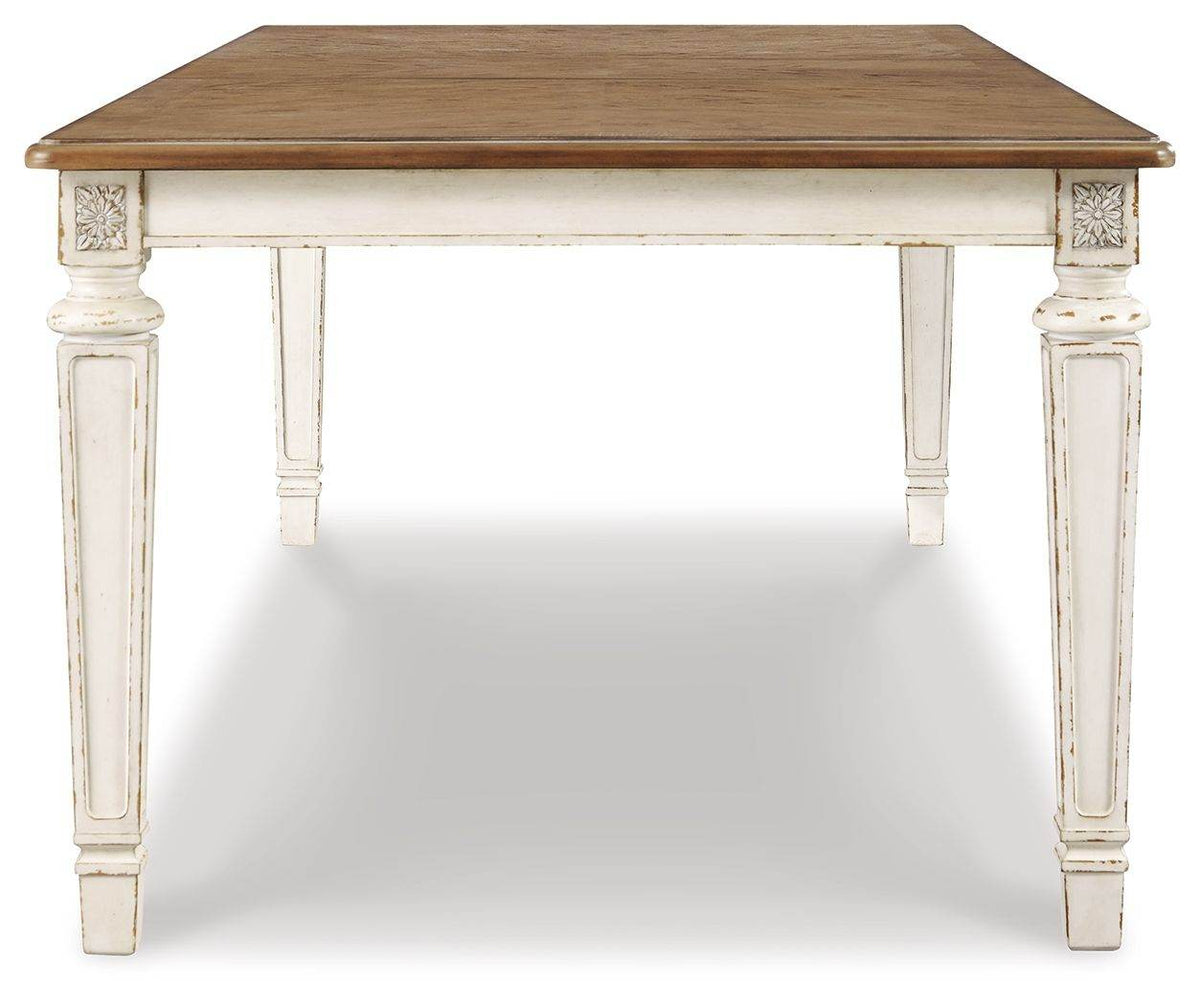 Realyn - Chipped White - Rectangular Dining Room Extension Table - Forward Furniture
