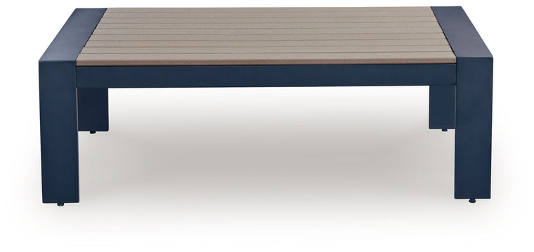 East Beach - Blue - Rectangular Cocktail Table
