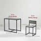 Dining Table Set, Industrial Dining Set for 2, Kitchen Table and Chairs for Small Space, Dining Room Table with Chairs