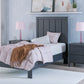 Simmenfort - Platform Bed With Panel Headboard