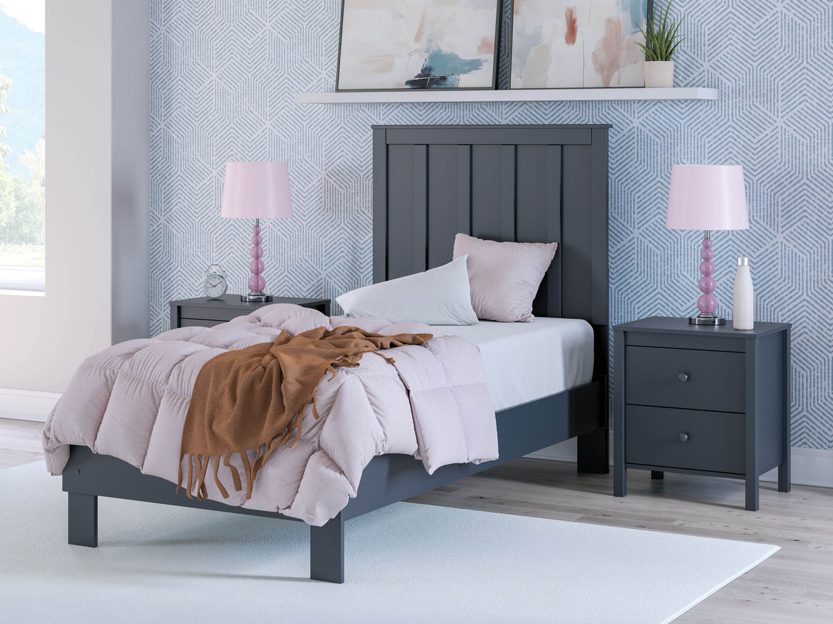 Simmenfort - Platform Bed With Panel Headboard - Forward Furniture