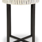 Crewridge - Black / Cream - Accent Table