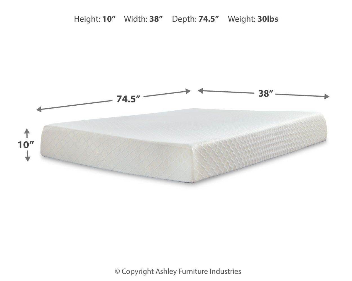 10 Inch Chime Memory Foam - Firm Memory Foam Mattress - Forward Furniture